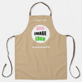 Tablier Logo Professionnel Modifiable Tan (Recto)