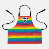 Tablier Logo Rainbow Superman (Recto)