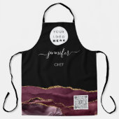 Tablier Logo Restaurant Boulangerie Restauration Gâteau Co (Recto)