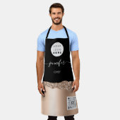 Tablier Logo Restaurant Boulangerie Restauration Gâteau No (Porté)