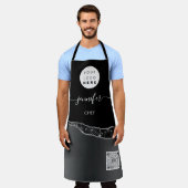 Tablier Logo Restaurant Boulangerie Restauration Gâteau QR (Porté)