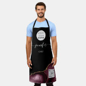 Tablier Logo Restaurant Boulangerie Restauration Gâteau QR (Porté)