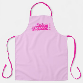 Tablier Logo rose "Madame la Présidente"