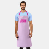 Tablier Logo rose "Madame la Présidente" (Porté)
