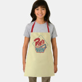 Tablier Logo rouge de la boutique Pop's Chock'Lit (Insitu)