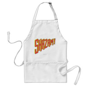 Tablier Logo Shazam Rouge/Jaune