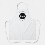 Tablier Logo Simple Avec Entreprise Texte (Recto)