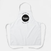 Tablier Logo Simple Avec Entreprise Texte (Recto)