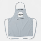 Tablier Logo Simple Avec Marque Entreprise Texte (Recto)