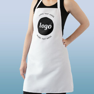 Tablier Logo Simple Avec Texte Commercial