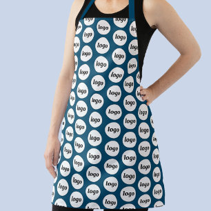 Tablier Logo simple Motif promotionnel Turquoise vert