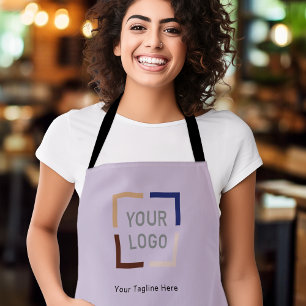 Tablier Logo simple personnalisé de l'entreprise personna