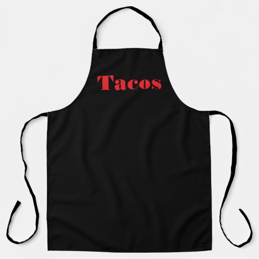 Tablier Logo TACOS (Recto)