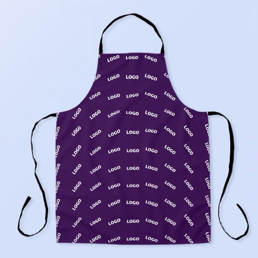 Tablier Logo Unique ou Motif d'Image Téléchargée | Violet