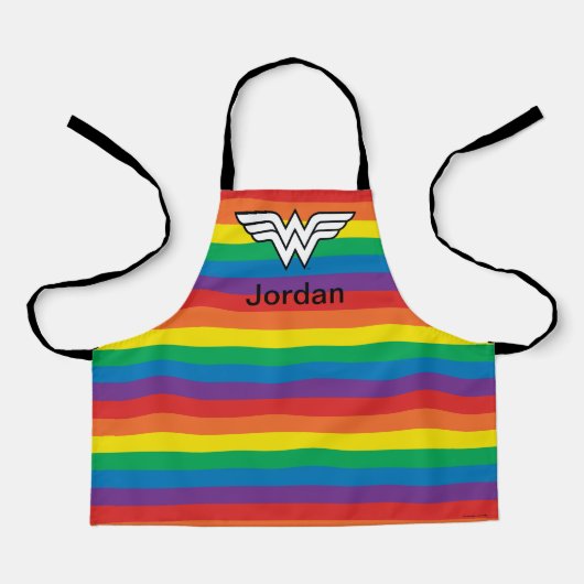 Tablier Logo Wonder Woman Rainbow (Recto)