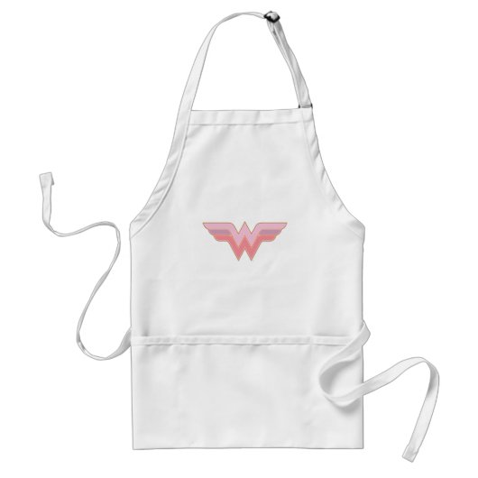 Tablier Logo Wonder Woman Rose and Orange Mesh (Devant)