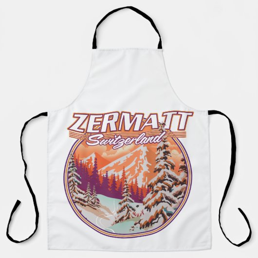 Tablier logo Zermatt suisse (Recto)
