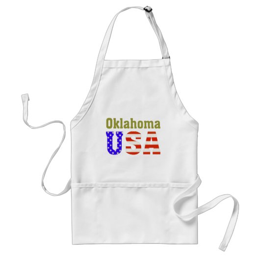 Tablier L'Oklahoma Etats-Unis ! (Devant)