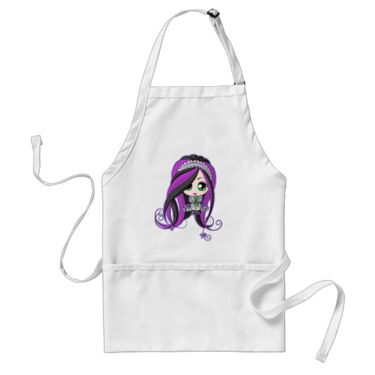 Tablier Lolita adore son Anime en peluche Apron (Devant)
