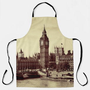 Tablier Londres Westminster avec Big Ben et pont. vieux, l