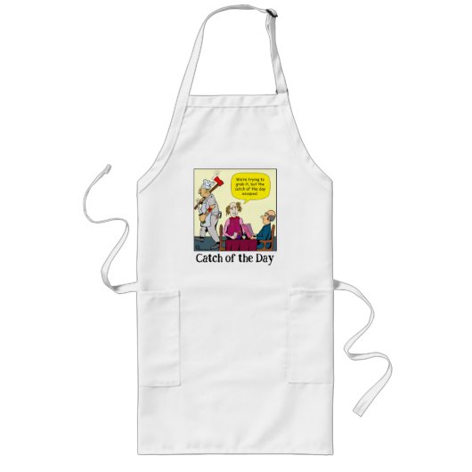 Tablier Long 1566 Capture Du Jour Échappé Caricature (Devant)