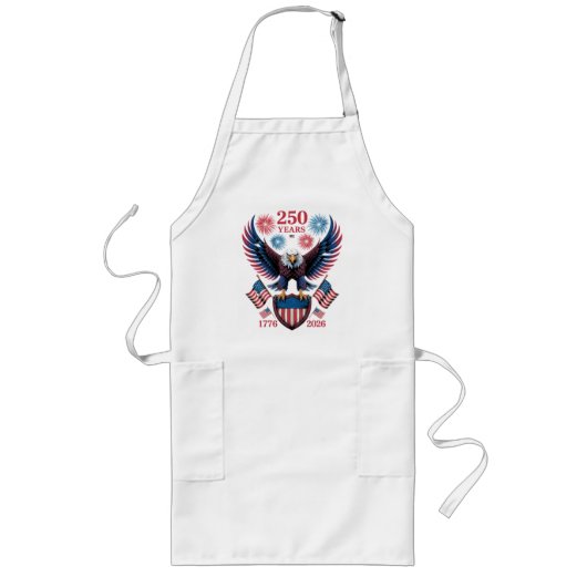Tablier Long 250e anniversaire 250 ans États-Unis 1776 (Devant)