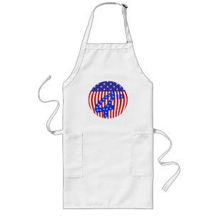 Tablier Long 4 juillet Apron