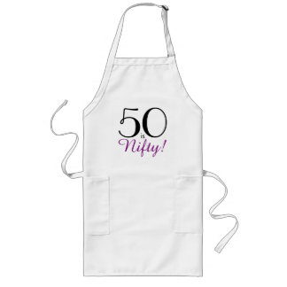 Tablier Long 50 is Nifty! 50th Birthday Party Apron