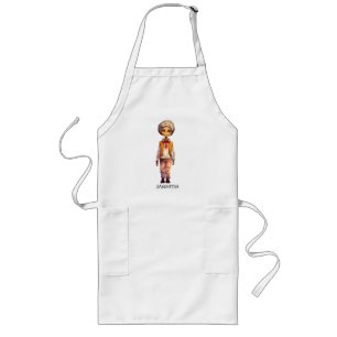 Tablier Long Adorable Kid Zombie - Jolie Halloween