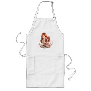 Tablier Long Adorable maman et fille Bond