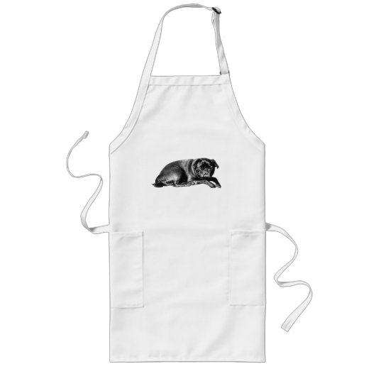 Tablier Long Aide Gentille, Cuisine Calme (Devant)