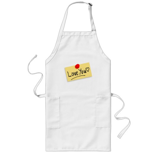 Tablier Long Aimez-Vous Push Pin Apron (Devant)