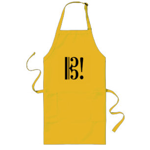 Tablier Long Alto Clef Viola Apron