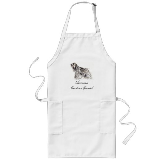 Tablier Long American Cocker Spaniel Apron (Devant)