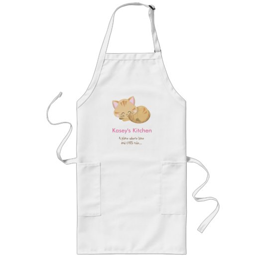 Tablier Long Amoureux des chats (Devant)