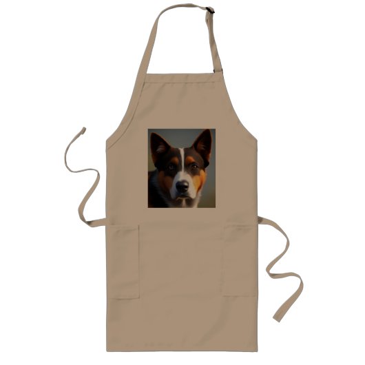 Tablier Long Andy The Australian Blue Heeler, (Devant)