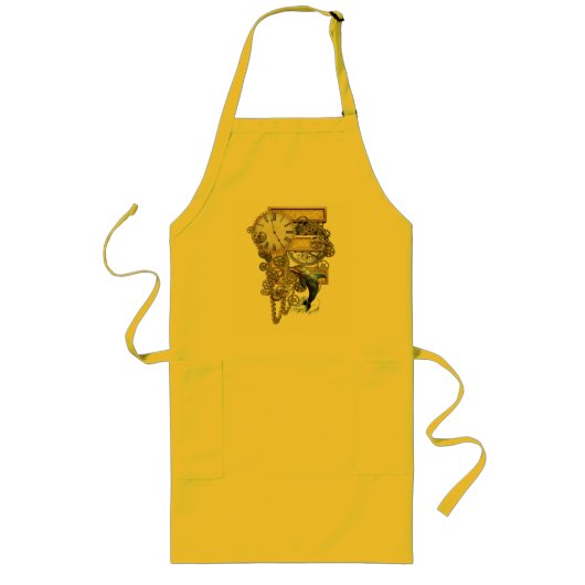 Tablier Long Anniversaire-Capitale-lettre-E Art (Devant)