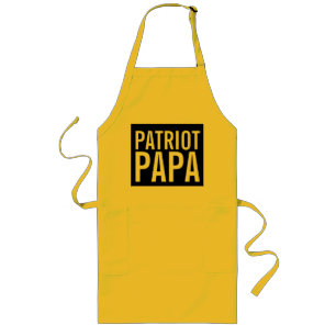 TABLIER LONG APPARTEMENTS CUISINE PATRIOT PAPA POUR FÊTE DES PÈ
