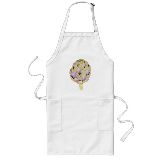 Tablier Long Apron de l'Artichot pourpre (Devant)
