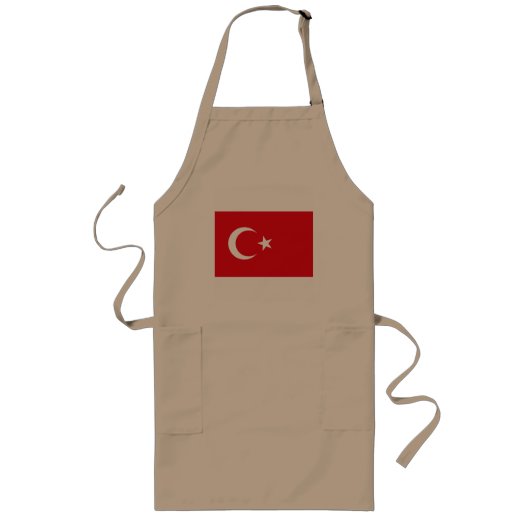 Tablier Long Apron du Drapeau turc (Devant)