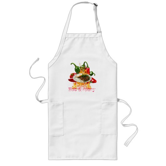 Tablier Long Apron padkrapao chaud et épicé (Devant)