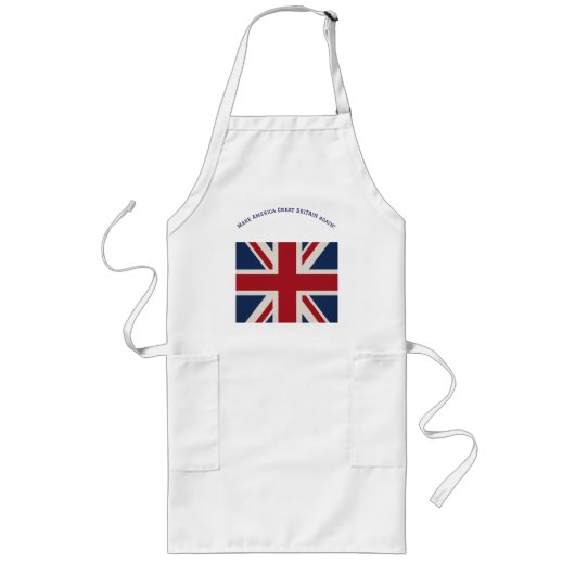 Tablier Long Apron - Union Jack Flag with witty statement... (Devant)