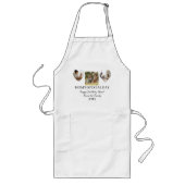 Tablier Long Aprons Birthday Photo Collage, Modern Mother Gift (Devant)
