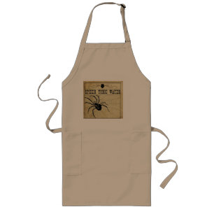 Tablier Long Araignée Tonique Apron d'Halloween