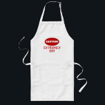 Tablier Long Attention Drôle Extrêmement Chaud<br><div class="desc">Attention Drôle Apron Extrêmement chaud pour la cuisine,  la cuisson,  la grillade.</div>
