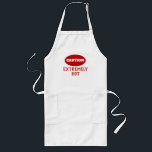 Tablier Long Attention Drôle Extrêmement Chaud<br><div class="desc">Attention Drôle Apron Extrêmement chaud pour la cuisine,  la cuisson,  la grillade.</div>