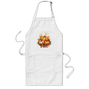 Tablier Long Automne Sweet Automne - Automne Citrouille & Feuil