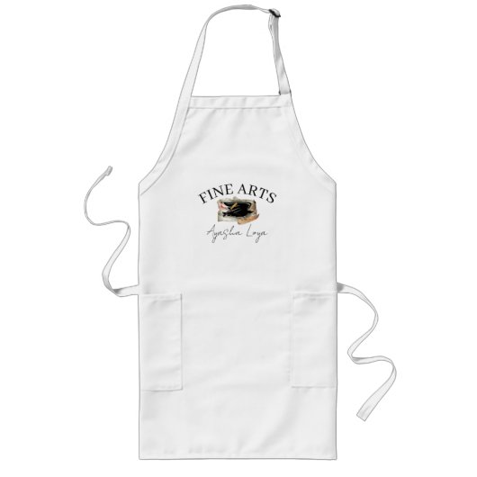Tablier Long Ayasha Loya Beaux-Arts Logo Aigle Art (Devant)