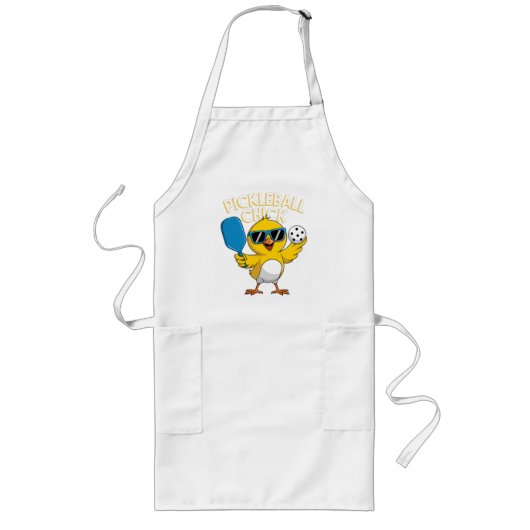 Tablier Long Balle de pickle Balle de pickle Chick (Devant)