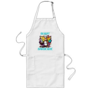 Tablier Long Barbecue aux lapins